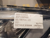 Oto Çıkma Parça / Jeep / Compass / Far & Stop / Sol Ön Far / Çıkma Parça 