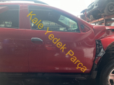 Dacia Duster 2 XJD Sağ Ön Kapı Hatasız Orijinal -Mercan Kırmızı