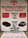 2020-2025 TOYOTA COROLLA ÇIKMA ORJINAL SOL ÖN ÇAMURLUK