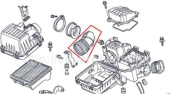 Oto Çıkma Parça / Honda / Jazz / Filtre / Hava Filtresi Hortumu / Yan Sanayi 