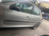 Peugeot 206 sol arka kapı gri
