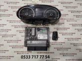 03P906021AJ 6R0920861K 6R0920861KANAHTAR VW POLO SETİ