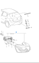 Oto Çıkma Parça / Seat / Ibiza / Far & Stop / Sol Arka Stop / Sıfır Parça 