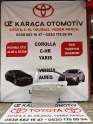 2019-2025 TOYOTA COROLLA ÇIKMA ORJİNAL SOL ARKA KAPI