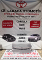 Oto Çıkma Parça / Toyota / Corolla / Kaporta & Karoser / Bagaj Kapağı / Çıkma Parça 
