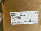 Oto Çıkma Parça / Toyota / Corolla / Far & Stop / Sol Ön Far / Sıfır Parça 