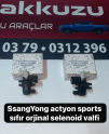 SSANGYONG ACTYON SPORTS SIFIR ORJİNAL SELENOİD VALFİ  (XS1403S26)