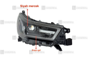 81110-0KK90 TOYOTA HİLUX SAĞ FAR LEDLİ 21-24