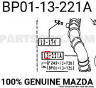 HAVA FİLTRE HORTUM MAZDA 323 90-95 BP0113221A B6 MOTOR