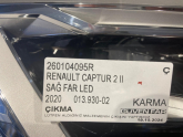 Oto Çıkma Parça / Renault / Captur / Far & Stop / Sağ Ön Far / Çıkma Parça 
