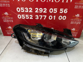 2016-2022 Fiat Egea Siyah Kaş Xenon Led Sağ Ön Far 52145155
