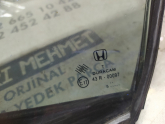 Oto Çıkma Parça / Honda / Civic / Oto Cam / Kelebek Camı / Çıkma Parça 