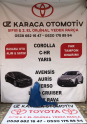 2013-2018 TOYOTA YARİS SÖKME ORJİNAL SAĞ ÖN ÇAMURLUK