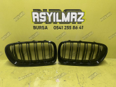 BMW 5 SERİSİ F10 TAKIM ÖN PANJUR BÖBREK SIFIR İTHAL SİYAH 10-13