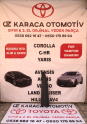 2020-2025 TOYOTA C-HR ÇIKMA ORJINAL KAPI ÇITASI