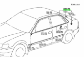 Oto Çıkma Parça / Toyota / Corolla / Kaporta & Karoser / Tavan Çıtası / Yan Sanayi 