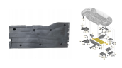 5WA825202D MOTOR ALT MUHAFAZA PLASTİGİ YAN R GOLF 2020KAROQ