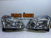 NİSSAN QASHQAİ 06-09 SAĞ-SOL TAKIM ÖN FAR SIFIR