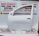 Dacia duster sol ön kapı 2009-2017 orijinal çıkma beyaz