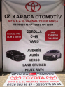 2013-2018 TOYOTA COROLLA ÇIKMA ORJINAL ARKA İÇ STOP