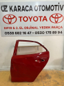 TOYOTA COROLLA HATCHBACK ÇIKMA ORJİNAL SOL ARKA KAPI