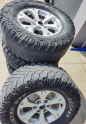 Mitsubishi l200 4 adet jant lastik takım 33x12,5 x17 lastik
