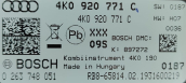 Oto Çıkma Parça / Audi / A7 / Göğüslük & Torpido / Gösterge Paneli / Çıkma Parça 