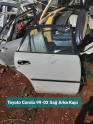 Toyoto Corola 99-02 Sağ Arka Kapı