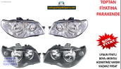 FİAT ALBEA/PALİO 2005ÖN FAR BEYAZ VEYA SİYAH SIFIR ADET