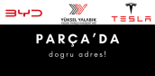 TESLA MARKA ARAÇLARIN YEDEK PARÇASI BURADA