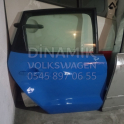 Volkswagen Polo Mavi Orijinal Çıkma Sağ Arka Kapı 2010 2016