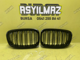 BMW 1 SERİSİ F20 TAKIM ÖN PANJUR BÖBREK SIFIR İTHAL SİYAH 10-15