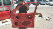 OPEL CORSA E KASA KIRMIZI SOL ÖN KAPI ORJİNAL
