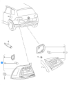Oto Çıkma Parça / Volkswagen / Touareg / Far & Stop / Sol Arka Stop / Sıfır Parça 