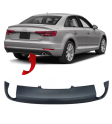 8W0807521 ARKA TAMPON SPOYLER ÇİFT ÇIKIŞ AUDİ A4 2016>>