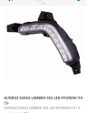 Oto Çıkma Parça / Hyundai / i10 / Far & Stop / Gündüz Ledi / Çıkma Parça 