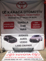 2020-2024 TOYOTA YARIS ÇIKMA ORJİNAL DIFUZOR
