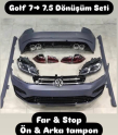 GOLF R LİNE FAR LED STOP ÖN TAMPON SET