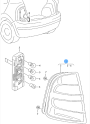 Oto Çıkma Parça / Skoda / Fabia / Far & Stop / Sağ Arka Stop / Sıfır Parça 
