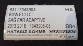 Oto Çıkma Parça / Bmw / 5 Serisi / Far & Stop / Far Kasası / Çıkma Parça 