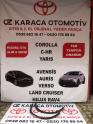 2016-2022 TOYOTA C-HR ÇIKMA ORJİNAL DODİK