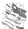 Peugeot 2008 cam silecek desteği sağ 9826075780
