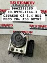 9662298480 10.0970-1144.3 CİTREON C3 1.4 HDİ PEJO 206 ABS BEYNİ