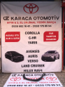 2020-2025 TOYOTA COROLLA CROSS ÇIKMA ORJINAL ÖN DODİK