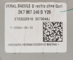Oto Çıkma Parça / Volkswagen / Caddy / Koltuk & Döşeme / İç Trim / Çıkma Parça 
