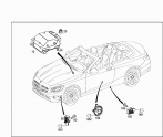 Oto Çıkma Parça / Mercedes / E Serisi / Airbag / Darbe Sensörü / Sıfır Parça 