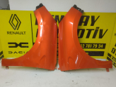 RENAULT CLİO 5 SAĞ SOL ÖN ÇAMURLUK TURUNCU ORJ ÇIKMA RENKAY