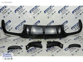 MERCEDES C SERİSİ W204 ARKA TAMPON ÇİFT ÇIKIŞ MAKYAJLI DİFÜZÖR