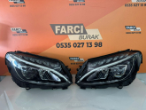MERCEDES C SERİSİ W205 TAKIM FAR SIFIR ORJİNAL 13-16