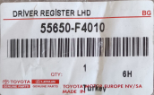 Oto Çıkma Parça / Toyota / C-HR Hybrid / Kalorifer / Kalorifer Izgarası / Çıkma Parça 